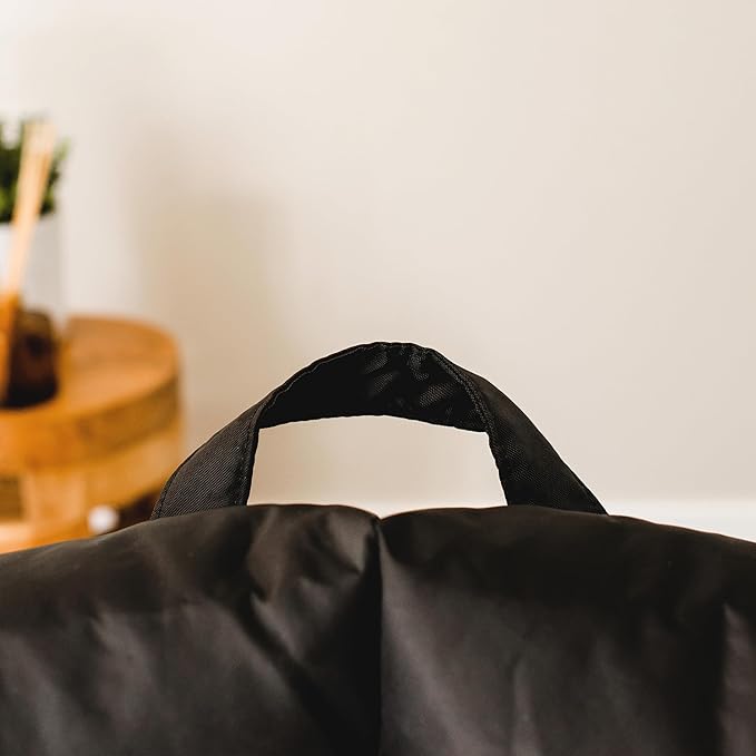 Big Joe Milano Beanbag Chair Stretch Limo Black Smartmax