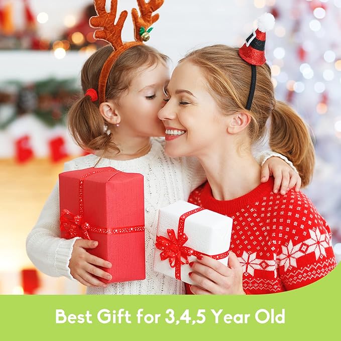 Montessori Educational Wooden Lacing Beads Toys for Toddler 3 4 5 Year Old, Farm Animals Dinosaur Fish Threading Toys Preschool Stringing Fine Motor Skills Toy for Boys Girls