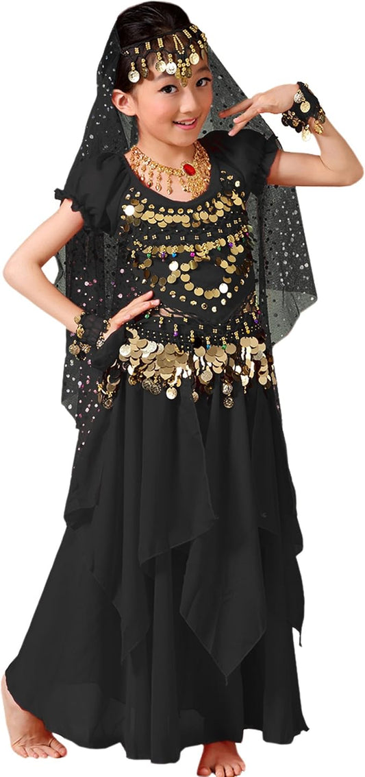 Astage Girls Princess Costume Halloween Clothing Carnival Dress Dance All Sets