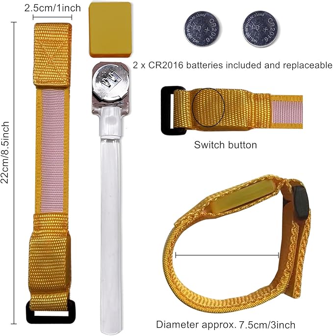 8pcs LED Light Up Bracelets Glow Flashing Wristbands Glow in The Dark Party Supplies for Wedding, Raves, Concert, Camping,Sporting Events, Party