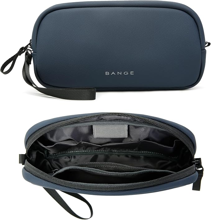 BANGE Cable Organizer Travel Case, Tech Pouch for Traveling Accessories, Carry Storage for Cords, Charger, Adapter, Cables, Power Bank