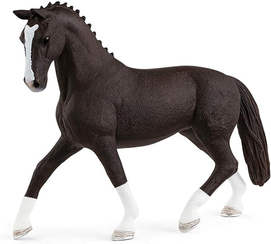 SCHLEICH Horse Club, Horse Figurine, Horse Toys for Girls and Boys 5-12 years old, Hanoverian Mare, Black