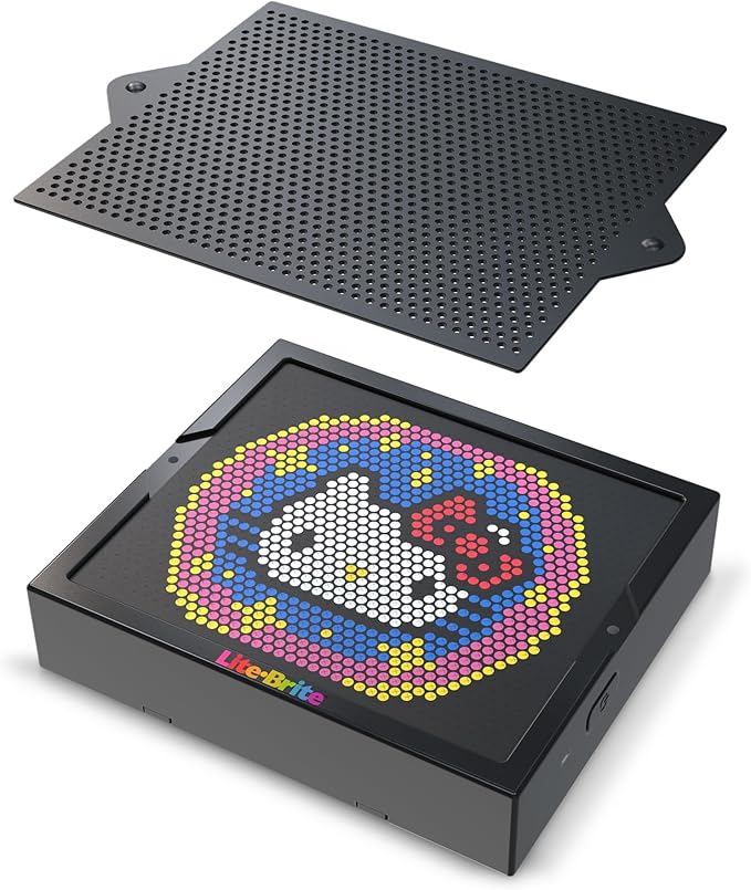 Lite Brite Super Bright HD, Hello Kitty Edition - Create Art with Light, Enhances Creativity, Gift for Girls and Boys Ages 6+