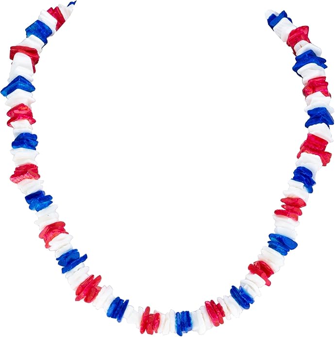 BlueRica Puka Shell Chips Necklace & Anklet Set (Multi)