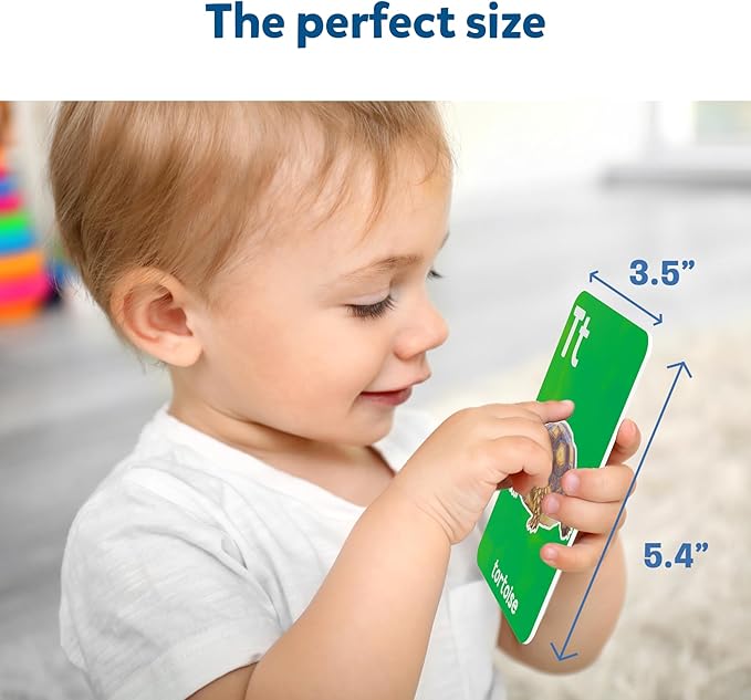 Skillmatics Thick Flash Cards Combo for Toddlers - Animals & Letters, Montessori Toys, Educational Games, Preschool Learning, Learning Aids, Gifts for Kids Ages 1, 2, 3, 4 Years