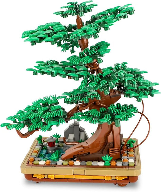 Bonsai Tree Building Sets, Compatible with Lego, Pine Tree Building Kits Collection DIY Plant,Gift for Home Decor and Office Art