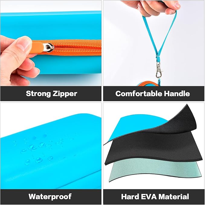 GWCASE Case Compatible with 3Doodler Start+ Essentials for 3D Pen Set for Kids, Storage Organizer Carrying Holder Fit for Printing Pens, Plastic Refill Blister, Micro-USB Charger (Box Only)