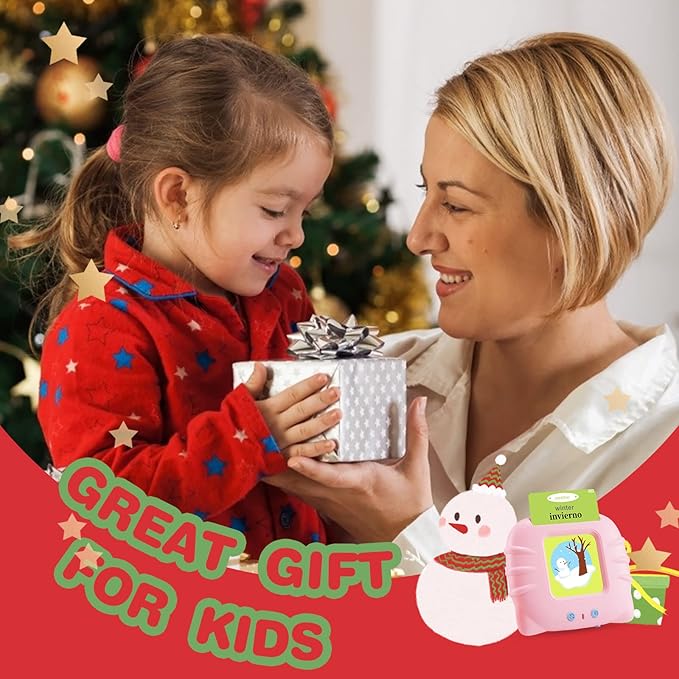 161 Cards Spanish Flash Cards for Kids,Bilingual Flash Cards for Toddler/Beginning - ABC,Numbers,Colors,Shapes Español/English Talking Flash Cards for Preschool,Kindergarten,Ages 1-8