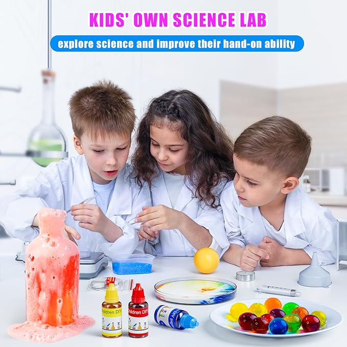 50+ Lab Experiments Science Kits for Kids - STEM Projects Educational Scientific Toys for Kids 4 5 6 7 8 9 10 12 Years Old, Christmas Birthday Gifts for Boys and Girls, Learning & Education