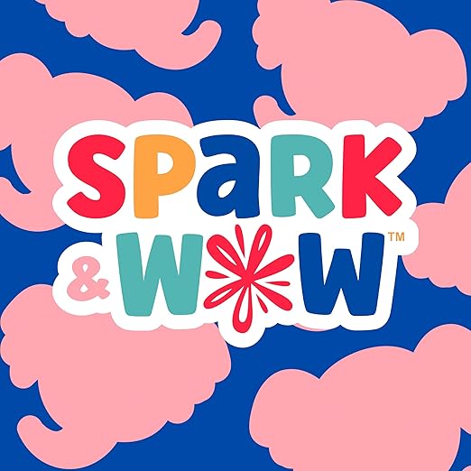 SPARK & WOW Elephant Activity Wall Panel - Ages 18m+ - Montessori Sensory Wall Toy - 3 Activities - Busy Board - Toddler Room Décor