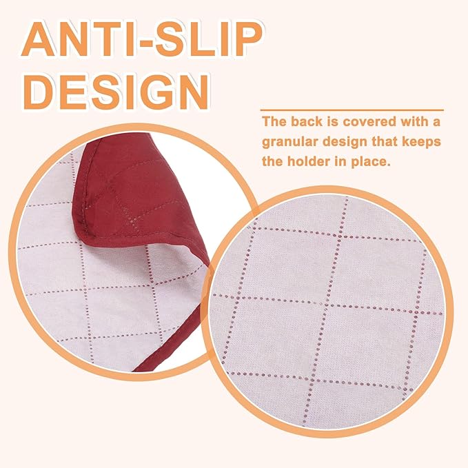 uxcell Couch Sofa Armrest Organizer Non-Slip Chair Arm Recliner Remote Control Organizer with 6 Pockets for Books, Magazines, Tablet, Phone, Plaid Wine Red