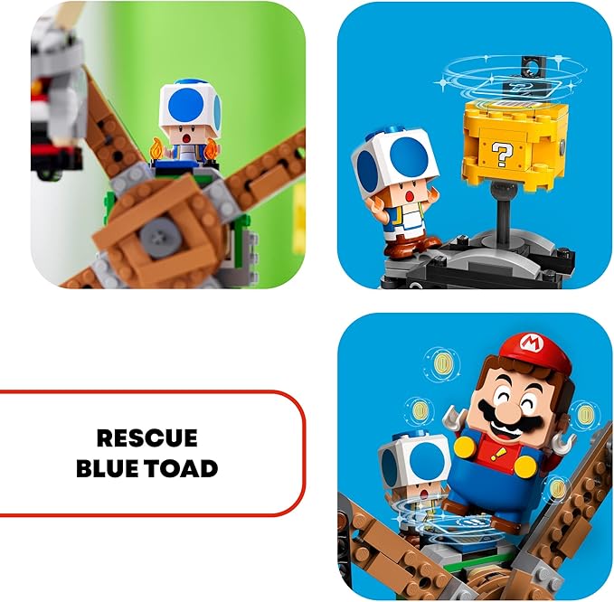 LEGO Super Mario Reznor Knockdown Expansion Set 71390 Building Kit; Collectible Toy Playset for Kids; New 2021 (862 Pieces)