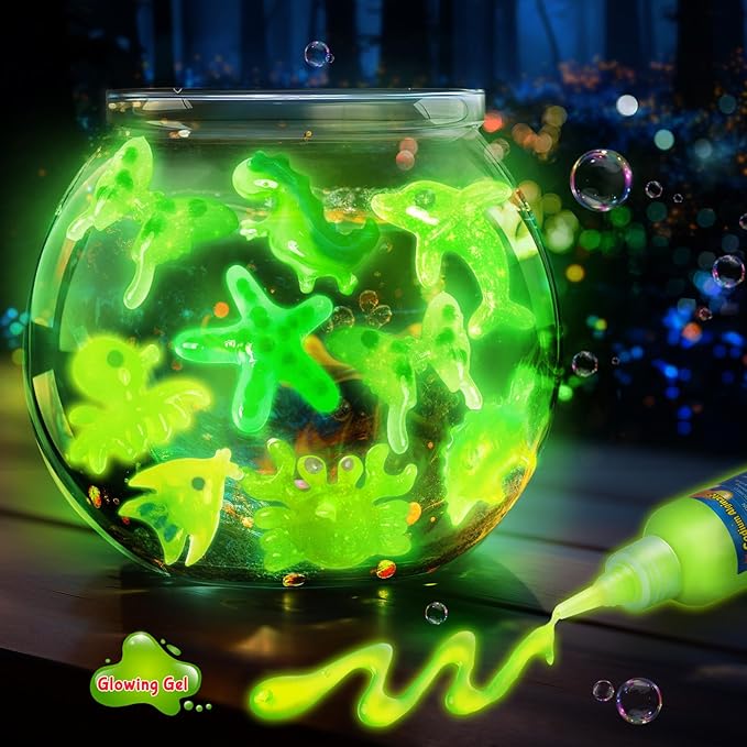 Kacwsoay 6 Colors Water DIY Gel Fairy Water Auqa Makes Spirites Elf DIY Fairy Toys Handmade Soft Figures Crafts Gift for Boys and Girls Birthday Christmas