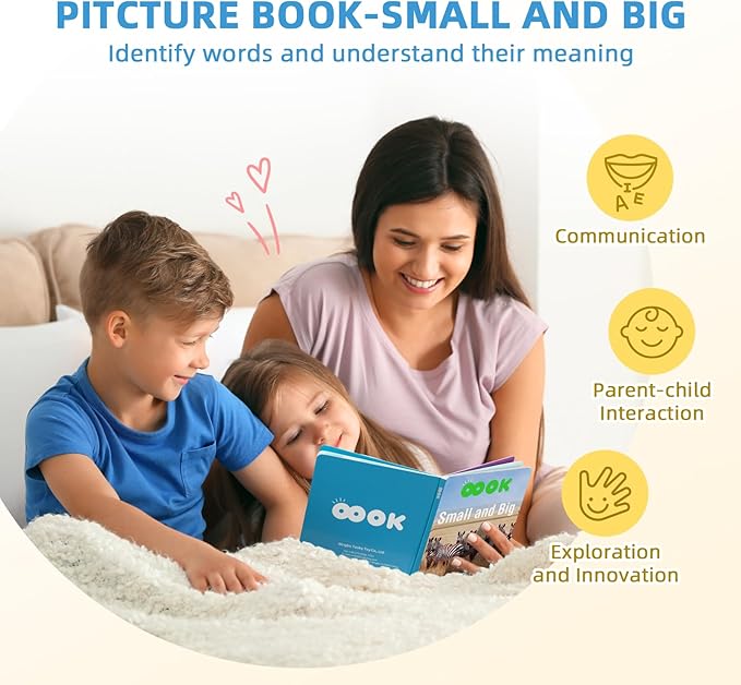 Montessori Educational Toys for 18 + Months, 6 in 1 Learning Toys Set for Toddlers Wooden Toy Present (Pattern Pegs, Pound Bench, Lacing Beads, Magnetic Animal Puzzle, Picture Book)