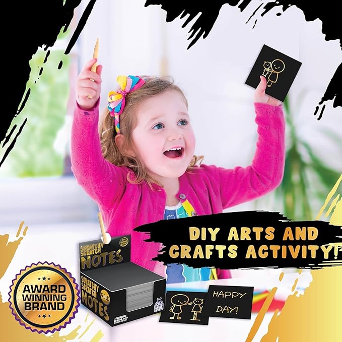 PURPLE LADYBUG Scratch Art for Kids - Crafts for Ages 8-12, Fun Activities for Teens, Summer, Camping, Car Crafts, Easter & Valentine Gifts for Girls