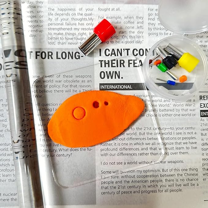 13PCS Polymer Clay Tool Set Acrylic Clay Roller with Acrylic Sheet Backing Board Clay Modeling Shaping Tool Round Shape Clay Cutters for Pottery Polymer Clay DIY Sculpting Craft