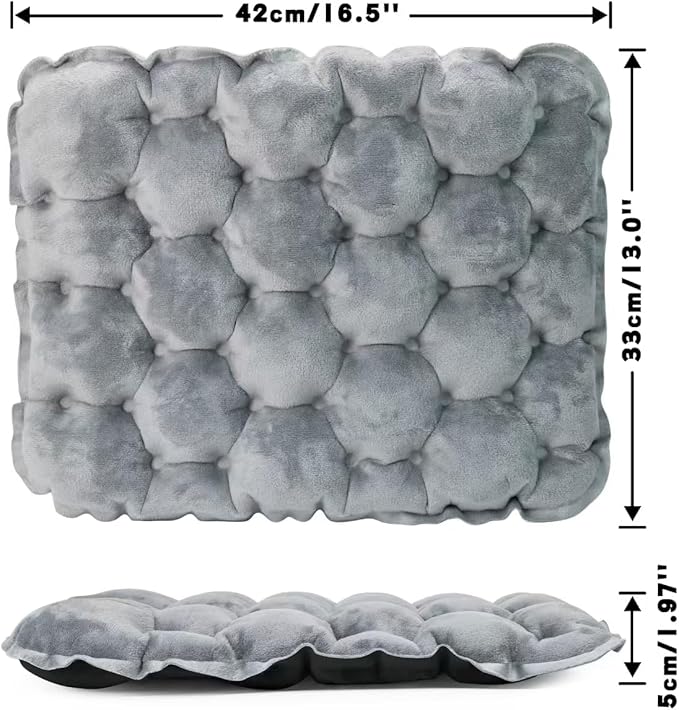 ONTYZZ Inflatable Seat Cushion Lightweight Stadium Seat Pad Travel Air Seat Cushion for Hiking Office Airplane Stadium Car