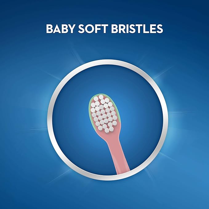 Oral-B Baby Toothbrush Featuring Disney's Pooh, Baby Soft Bristles, 0-3 Years, 1 Count (Pack of 2)