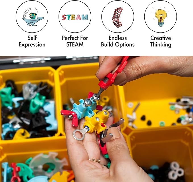 Group Makers Educational Stem Toys for Classroom Games, 750 Pcs Toy Building Sets for Boys and Girls, Kids Learning Toys for Group Play, Valentine Birthday Gifts for Kids Age 6 7 8 9+