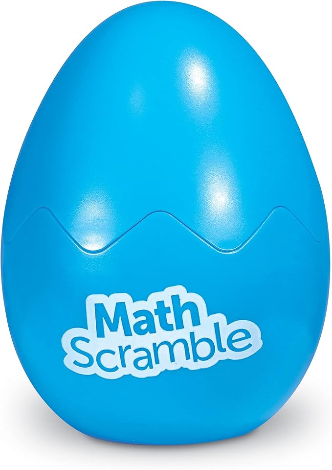 Learning Resources Math Scramble Game,Educational Games for Kids, Math Games for Kids, Early Math Skills, Addition and Subtraction Games, 87 pieces, Ages 5+