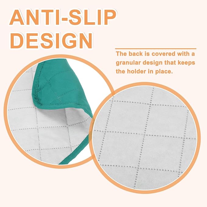 uxcell Couch Sofa Armrest Organizer Non-Slip Chair Arm Recliner Remote Control Organizer with 6 Pockets for Books, Magazines, Tablet, Phone, Plaid Green