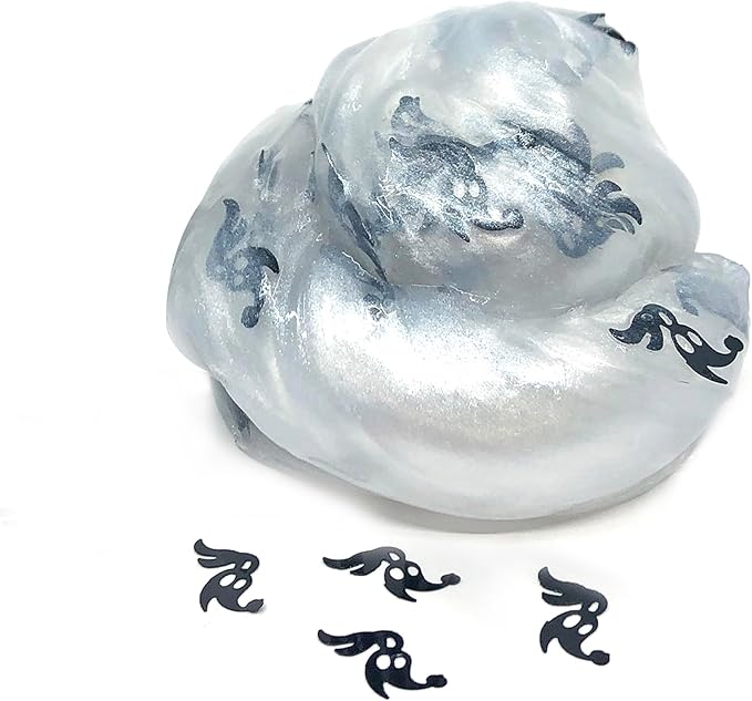 CRA-Z-Slimy The Nightmare Before Christmas Jack Skellington Slime Toy - Glossy, Stretchy, Jack Slime with Bat Shaped Confetti Mix-Ins for Boys and Girls, The Nightmare Before Christmas Kid Toy Gift