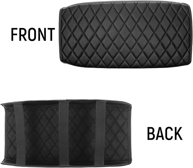 Bercicci Center Console Armrest Cover Compatible with Honda 2023-2025 2026 CRV (Include Hybrid) Accessories Leather Material Center Console Liner Protection