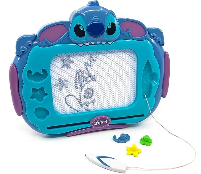 Cra-Z-Art Stitch Travel Magna Doodle Magnetic Drawing Board, Lilo and Stitch Kids Toy Gift