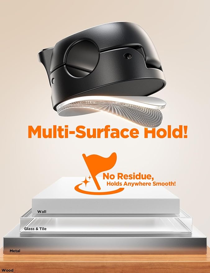 8Pack Cord Organizer [Dual Spring & Clasp, Max Secure] Cable Clips - Chfeila Cable Management, Adhesive Phone Charging Wire Holder for Nightstand/Wall, Home Office Desk Accessories Decor Essentials