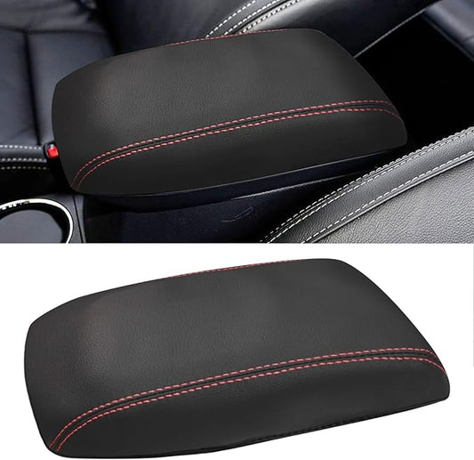 SUNBREATH Compatible with Center Console Armrest Cover for Toyota Corolla 2014 205 2016 2017 2018 2019 Leather Arm Rest Storage Box Lids Cushion Protector Pad