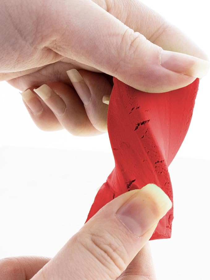 BAZIC Modeling Clay Red Color 1 LB, Light Dough Art Craft, Non Toxic Gift for Artist Kids Toddler Boys Girls, Bulk for Classroom, 2-Pack