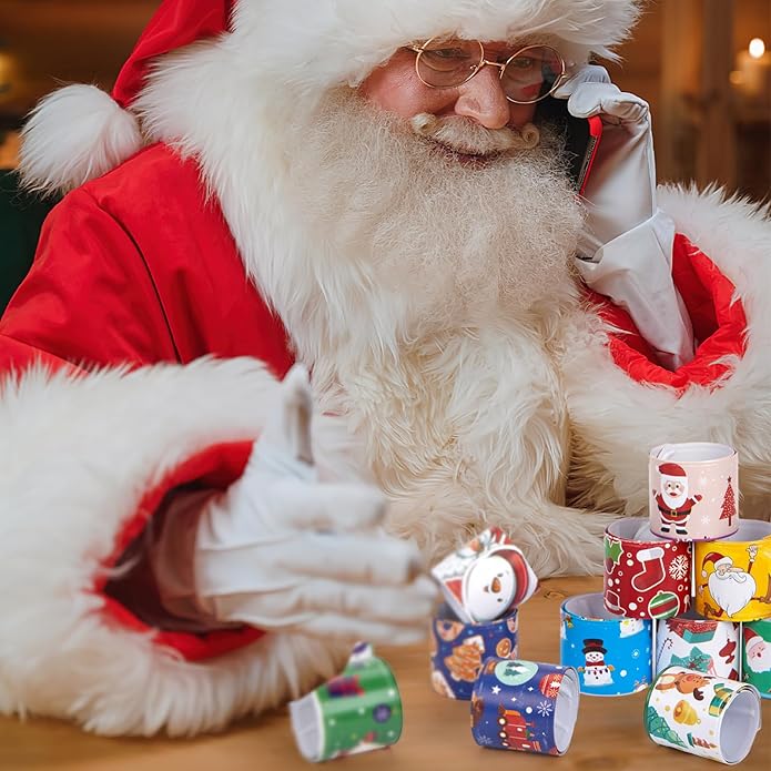 AMOR PRESENT 64PCS Slap Bracelets Bulk, Halloween Slap Bracelets for Kids Snap Wrist Bands for Party Favors Goodie Bags Trick Or Treat Toys