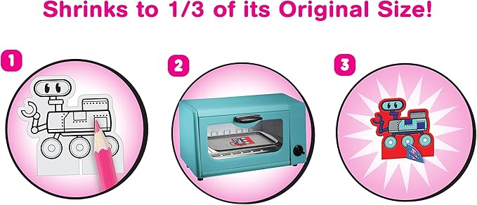 Just Play Shrinky Dinks Out of This World 51-piece Arts and Crafts Kit, Kids Toys for Ages 3 Up, Medium