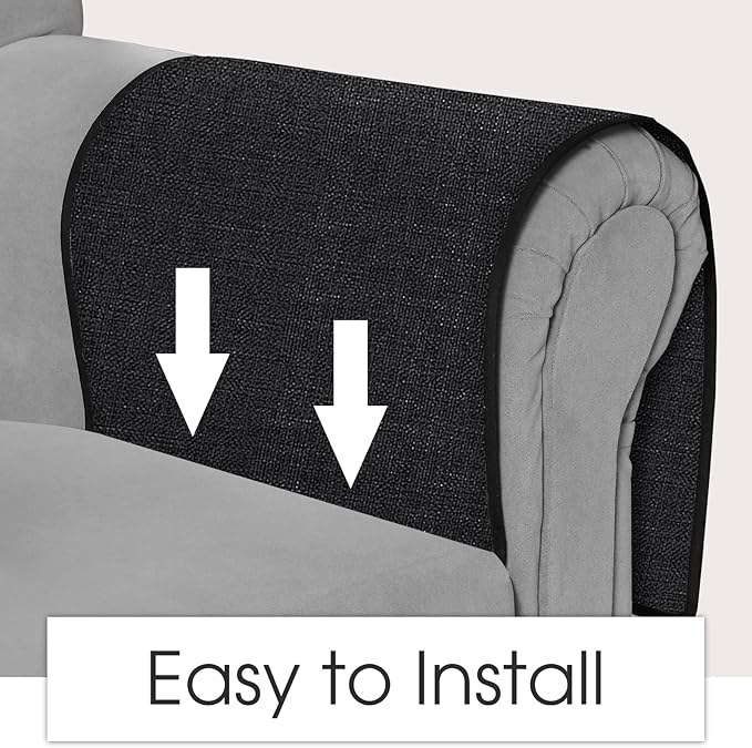 Joywell Remote Caddy Couch Remote Control Holder for Recliner Sofa Armrest Organizer Non Slip Arm Chair Caddie with 6 Pocket Storage for Magazine, Tablet, Phone, iPad, Black