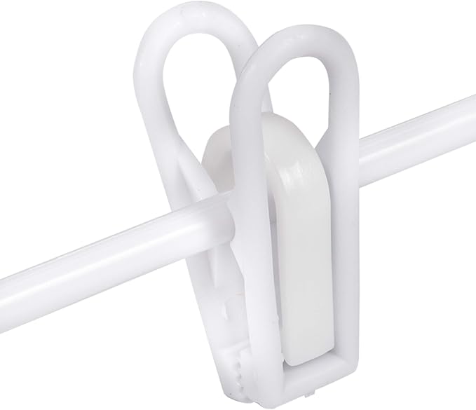 Honey Can Do Kids Clothes Hangers with Clips, HNG-09047 White, 7" x 0.25" x 11.75 inches, 18-Pack