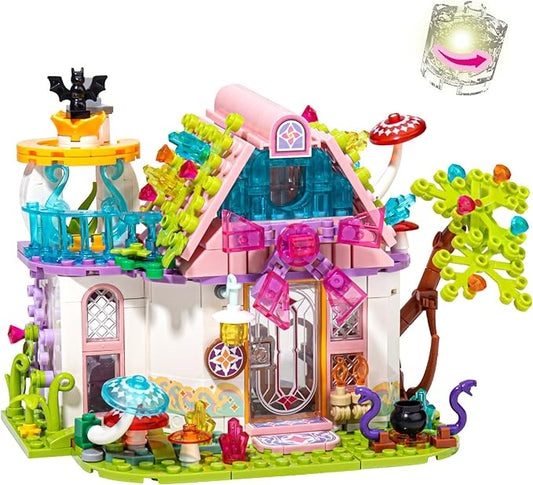 Pink House Building Toy Set Compatible with Lego Friends Creative Fun for Boys and Girls Gift Idea for Kids Aged 6 Years and Up 415 PCS