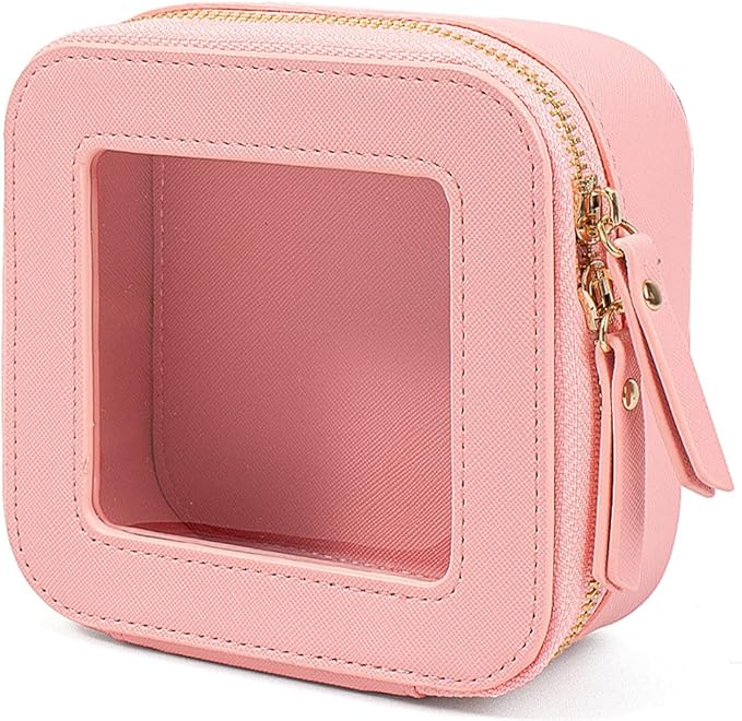 FFpaw Travel Clear Makeup Bag Set, TSA Approved Cosmetic Bag Case with Zipper Portable Makeup Pouch Toiletry Bag Women Traveling Cosmetic Organizer Storage Bag Car Organizer Car Essentials for Women