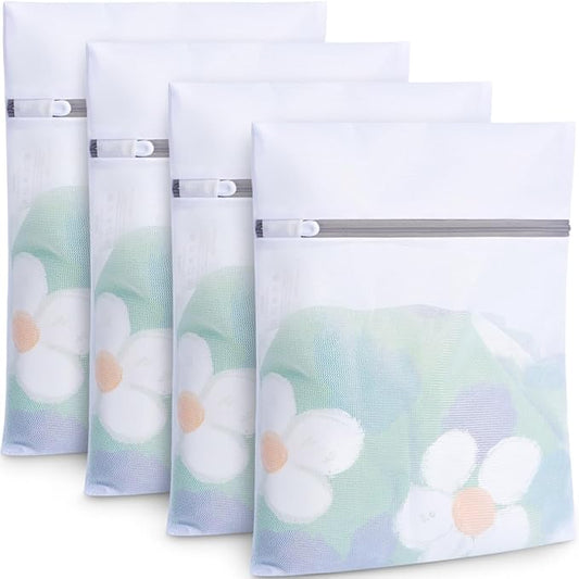 BAGAIL Laundry Bags Mesh Wash Bag for Intimates Lingerie and Delicates(4L)