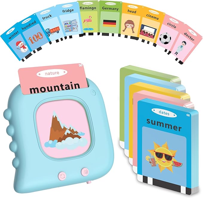 Toddler Toys Age 2 3 4 5 for Boys, 510 Sight Words Talking Flash Cards, Montessori Sensory Toys Educational Learning Toys, Speech Therapy Toys, Autism Toys, Gifts for Kids