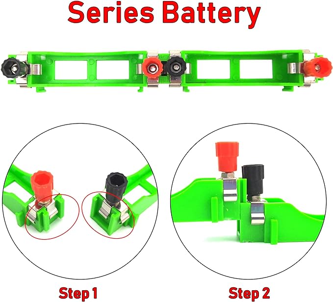 EUDAX Physics Science Lab Learning Circuit kit,Electricity Experiment Set,Building Circuits for Kids Junior Senior High School Students (Basic kit)
