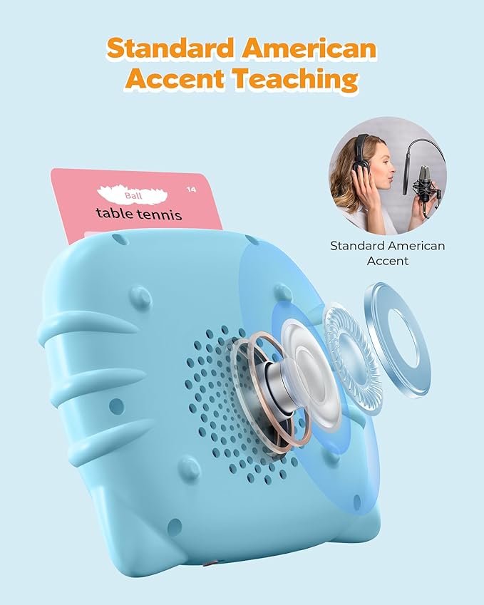 510 Words, Talking Flash Cards for Toddler 1 2 3 4 Year Olds, Language Learning Toys, Pocket Speech Therapy Toys, Autism Toys, Montessori Toys with 31 Themes, Children's Sensory Educational Toys