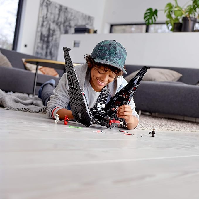 LEGO Star Wars: The Rise of Skywalker Kylo Ren’s Shuttle 75256 Star Wars Shuttle Action Figure Building Kit (1,005 Pieces)