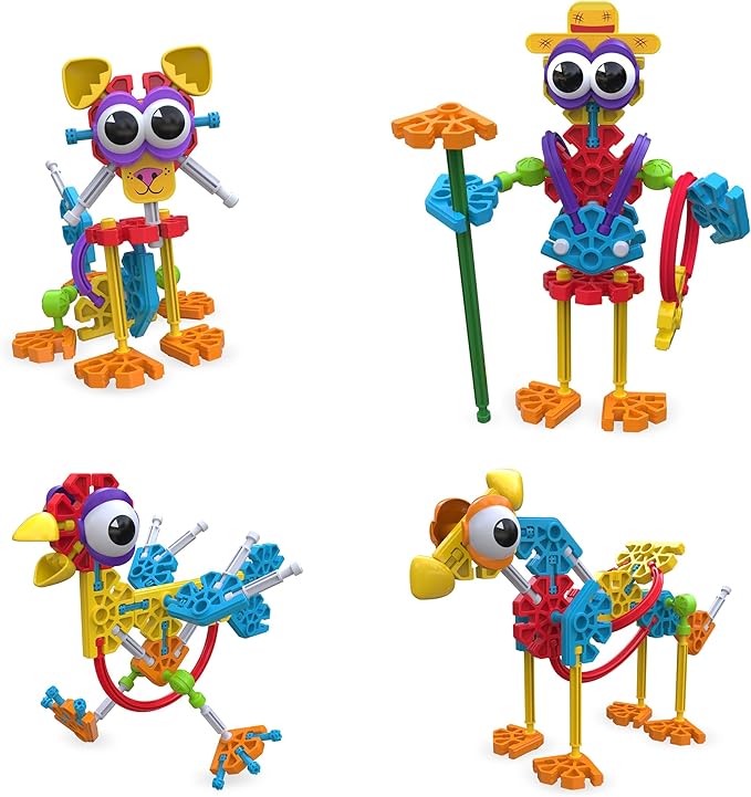 K'NEX Kid Farmin' Friends Set‚ 65 Pieces, STEM Building, Creative Construction Play‚ Ages 3+