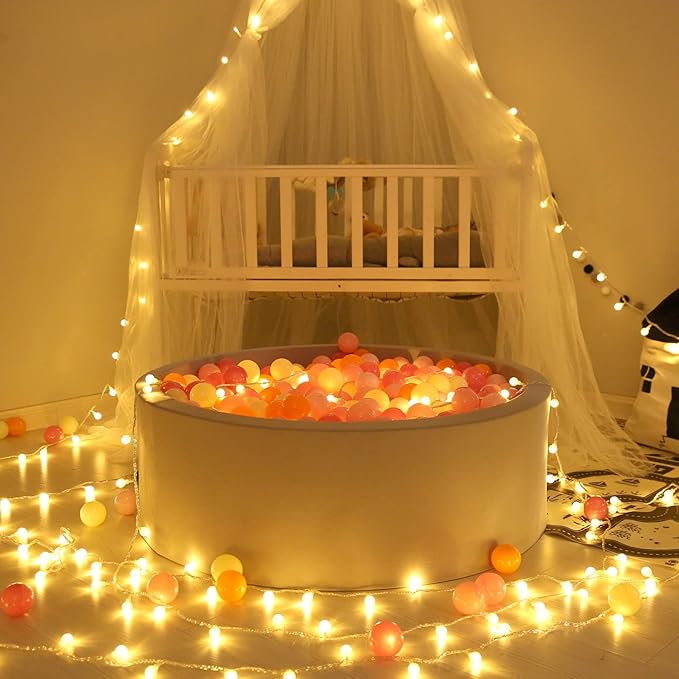 GOGOSO Pit Balls Pink Balls for GirlsToddlers for Playhouse, Playpen, Baby Pool, Play Ball Fun Centers, for Babies, Kids, Phthalate Free BPA Free,100 Balls