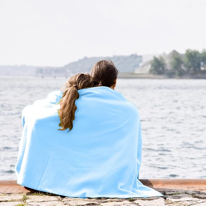 Special SG Glory Fleece Throw Blankets Bulk Fleece Blankets Solid Wholesale Lightweight Warm Soft for Pet Bed Sofa Couch Office Wedding Gifts Travel Seasons Assorted #9 50x60 Inches Pack of 6