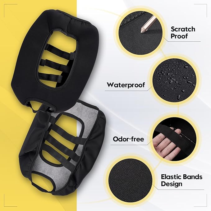 FIILINES Center Console Cover for 2014-2018 Chevy Silverado/GMC Sierra 1500 2500 3500(fit Split Bench Seat Console ONLY), Armrest Cover Pad Cushion Protector Accessories Armrest Cover Anti-Scratch