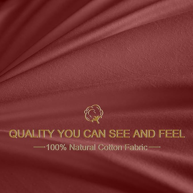 Goose Down Body Pillows for Adults, Large Body Pillow for Side Sleeper, Hugging Feather Body Pillow Insert, Cooling Full Length Long Pillow for Bed with 100% Organic Cotton Shell, (Burgundy 20"x60")