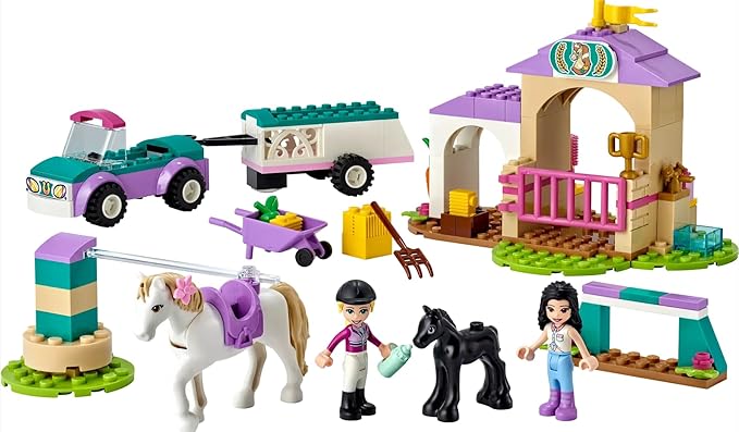 LEGO Friends 41441 Horse Training and Trailer Building Set 4+（148 Pieces）