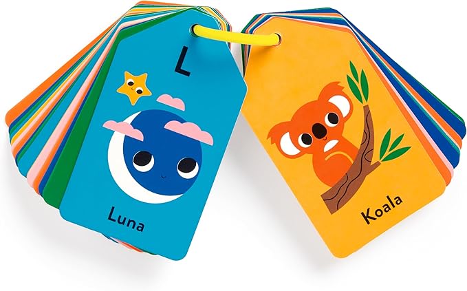Mudpuppy Spanish English ABC — Ring Flashcards 26 Double Sided Bilingual Alphabet Cards Reclosable Ring With Colorful Art For Ages 1+ Perfect For Preschool Or Travel For Teachers And Parents