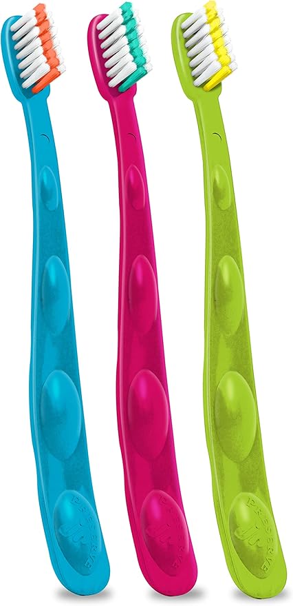 Preserve Kids Toothbrush, Soft Bristles, (Pack of 6)